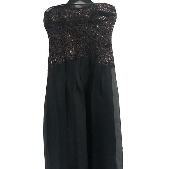 Kay Unger Silk Cocktail Gown - Picture 4 of 13